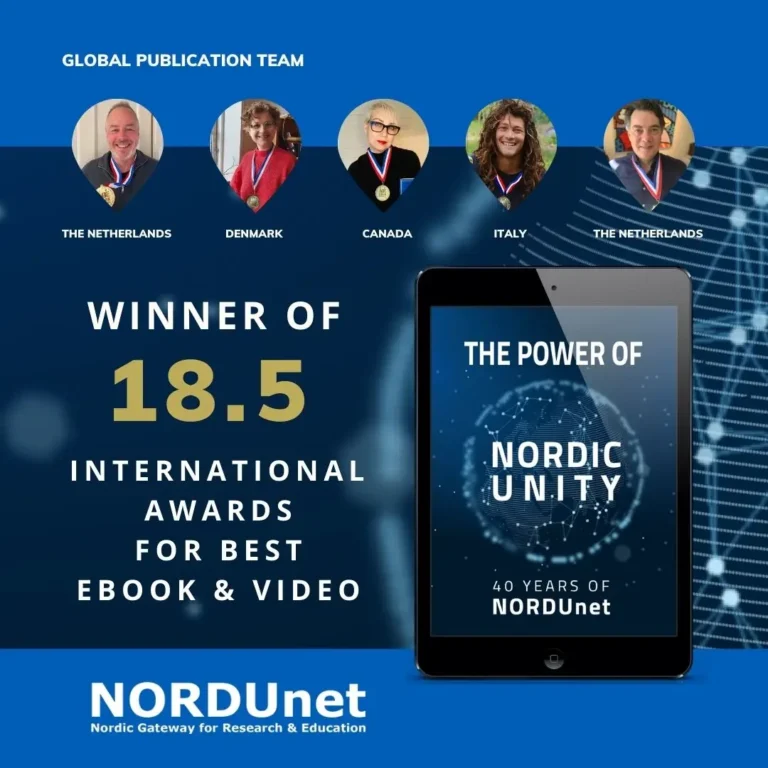 NORDUnet eBook Team Awards graphic