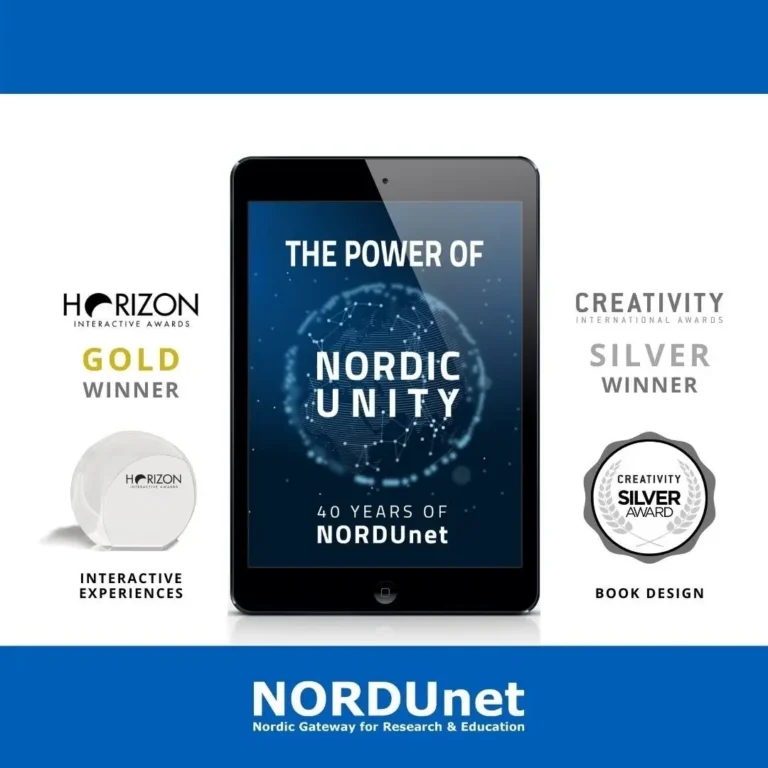 NORDUnet eBook Horizon and Creativity Awards graphic