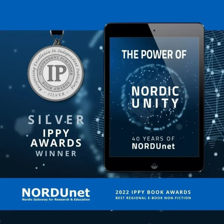 NORDUnet eBook IPPY Awards graphic