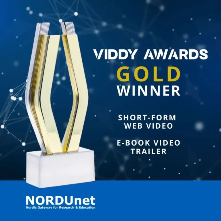 NORDUnet eBook Viddy Awards graphic