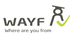WAYF (Where Are You From) logo